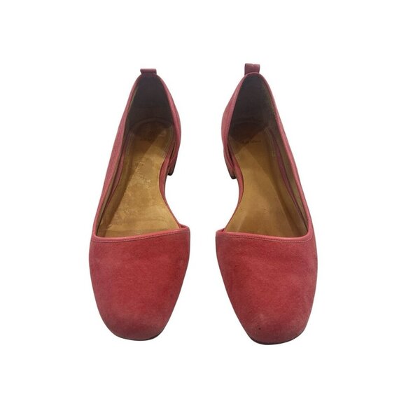 Bill Blass Lola Ballet Flats Pink Suede Size 8 - Picture 1 of 6